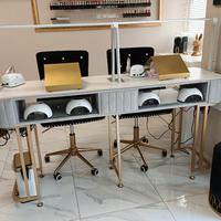 tavolo manicure, due postazioni