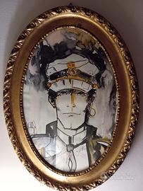 quadro originale corto maltese firmato 