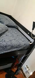letto ikea nero 