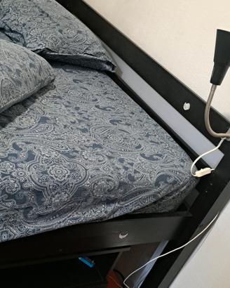 letto ikea nero 