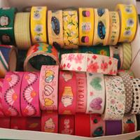 scatola di washi tape per quaderni
