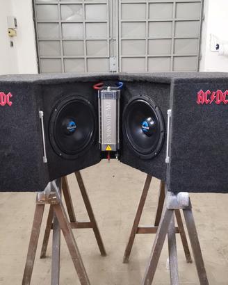 Sub wofer custom per fiat grande punto