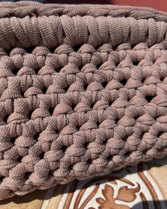 Borsa uncinetto clutch bag