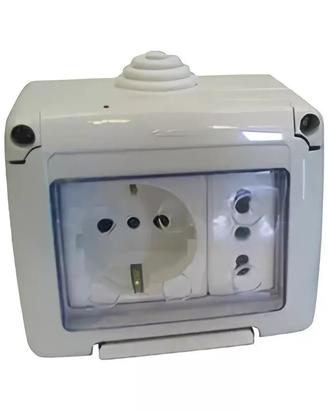 Scatola Stagna Esterna IP55 Con Sportello Completa