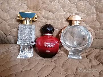 flaconi vuoti profumi decorazioni 