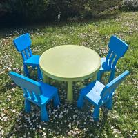 tavolo + 4 sedie bambino serie Mammut Ikea