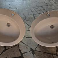 2 lavabo a incasso 
