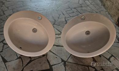 2 lavabo a incasso 