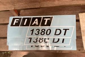 Decalcomanie adesivi trattore Fiat 1380 DT