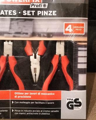 set pinze meccanica di precisione 