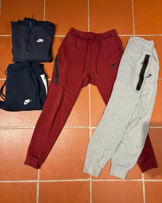 set 4 pezzi tute Nike Tech Fleece