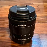 Obiettivo canon ef-s 18-55 is stm f4-5.6