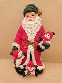 Statua di Babbo Natale in resina