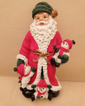 Statua di Babbo Natale in resina
