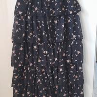 Gonna a fiori nera Dixie