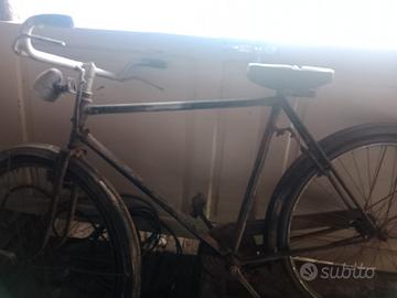 bicicletta d'epoca uomo con freni a bacchetta 