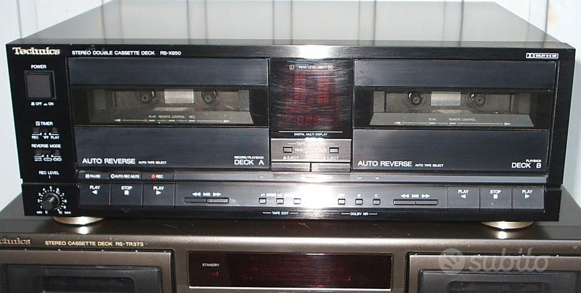 Piastra doppia cassetta stereo technics rs-tr373mkii... a Catanzaro | immagine-e-suono