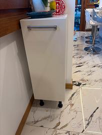 Mobiletto bianco da cucina