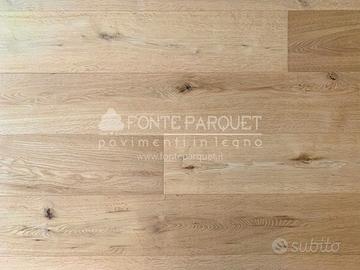 Parquet Rovere rustico verniciato naturale