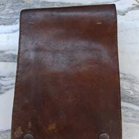 tracolla in pelle porta documenti del 1940