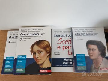 libri di italiano ' con altri occhi'per superiori