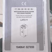 Stufa a pellet Montegrappa lato 9