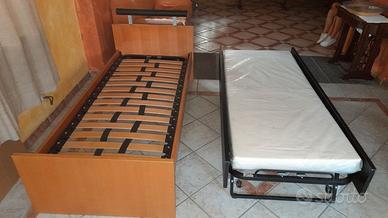 Letto singolo con letto estraibile