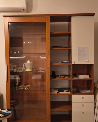 mobile vetrina legno 