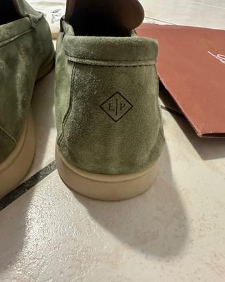 2 scarpe Loro Piana Summer Walk Loafer Sage Green