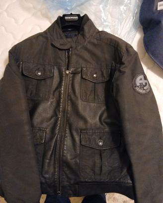 giubbotto in pelle Armani 