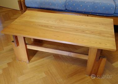 tavolino in legno massello
