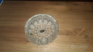 Posa cenere in cristallo di Boemia