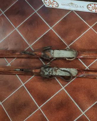 Sci in legno vintage