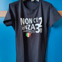Maglia t-shirt Juventus scudetto celebrativa nera