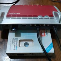 Router FRITZ!Box 3390 con OpenWrt + wireless adapt