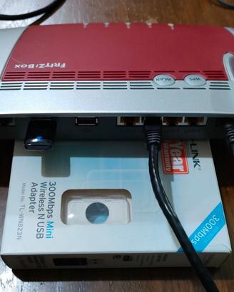 Router FRITZ!Box 3390 con OpenWrt + wireless adapt