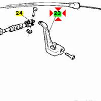 Leva frizione motore Aprilia Climber 280 AP8106032