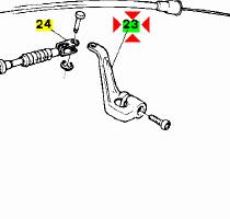 Leva frizione motore Aprilia Climber 280 AP8106032