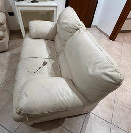 Coppia Divani biposto in pelle