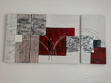 Trittico quadro  arte contemporanea