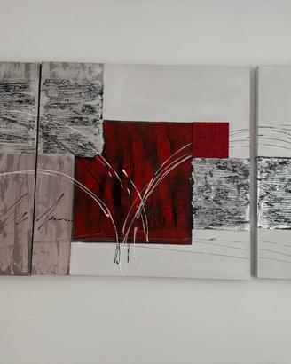 Trittico quadro  arte contemporanea