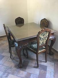 Tavolo antico chippendale