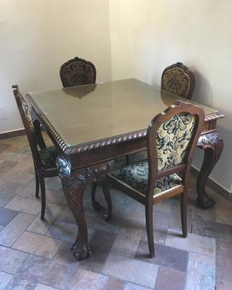 Tavolo antico chippendale