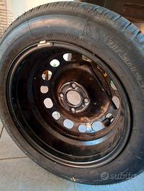 Ruota piu cerchione 205 55 r16 Michelin