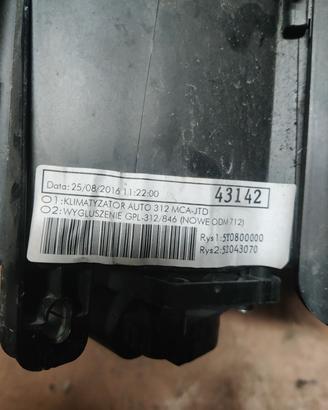 Stufa interna convogliatore DIGITALE FIAT 500.