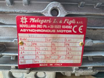 motore elettrico asincrono Melegari L &figli 