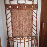 appendiabiti vintage in bambù 