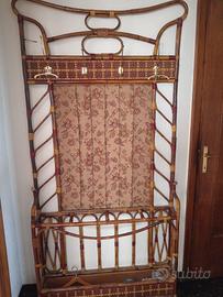 appendiabiti vintage in bambù 