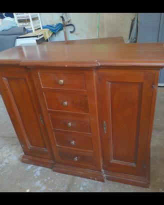 Credenza in stile arte povera legno