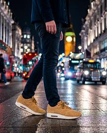 Scarpe Nike Air max 1 beige scamosciate n 42.5